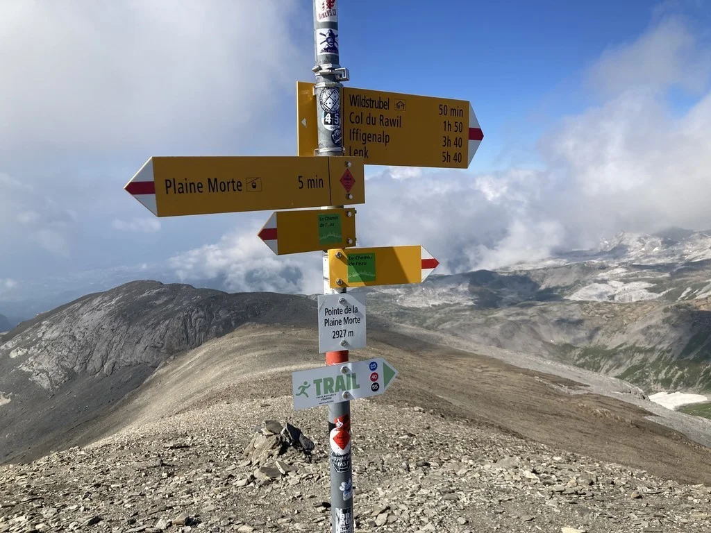 Pointe de la Plaine Morte 2927 m