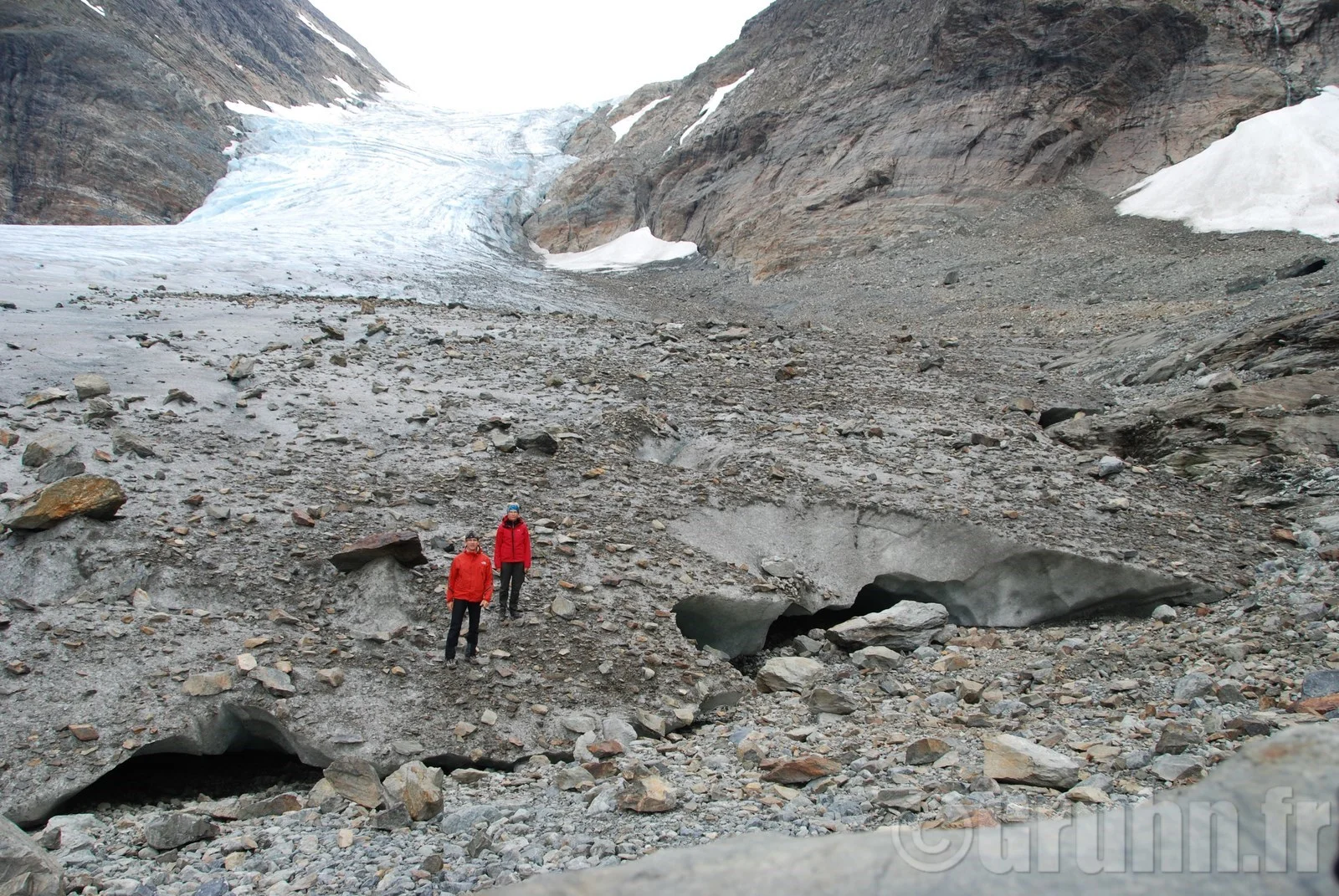 Sur le glacier !