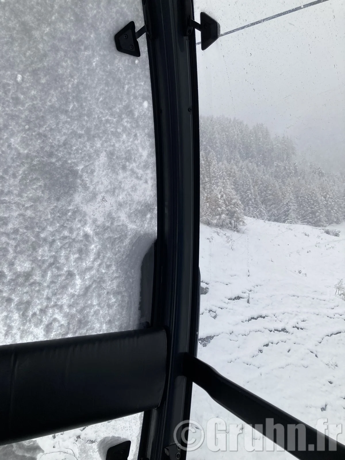 après le soleil la neige!