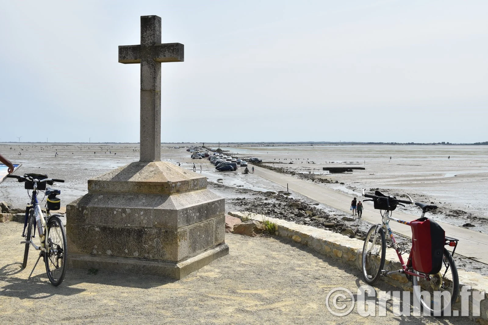 Le gois, coté Noirmoutier.