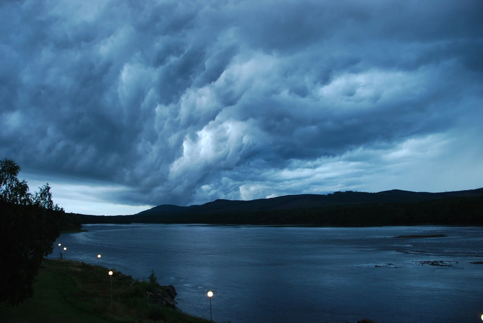 Storforsen avant l'orage