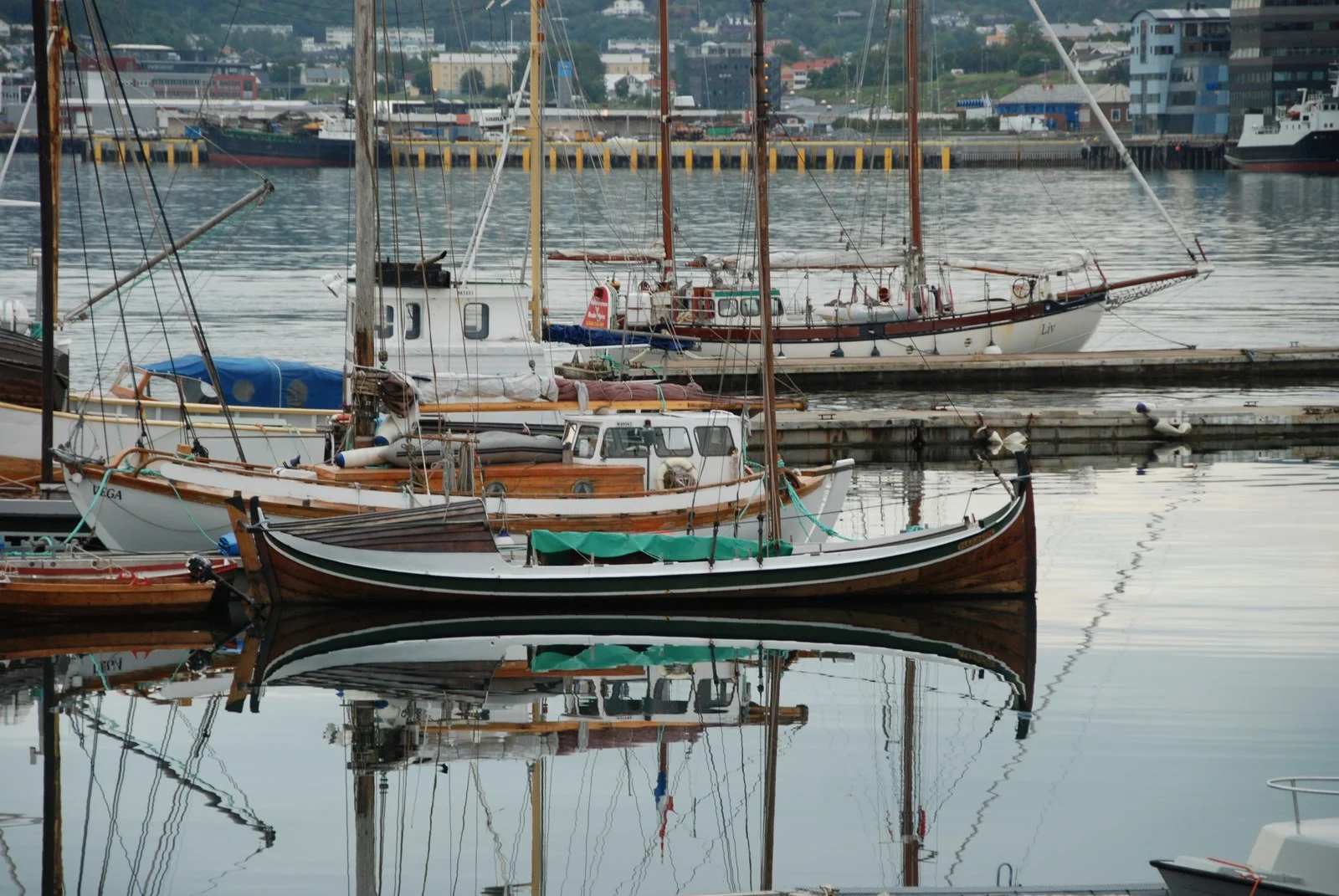 Dans le port de Bodo