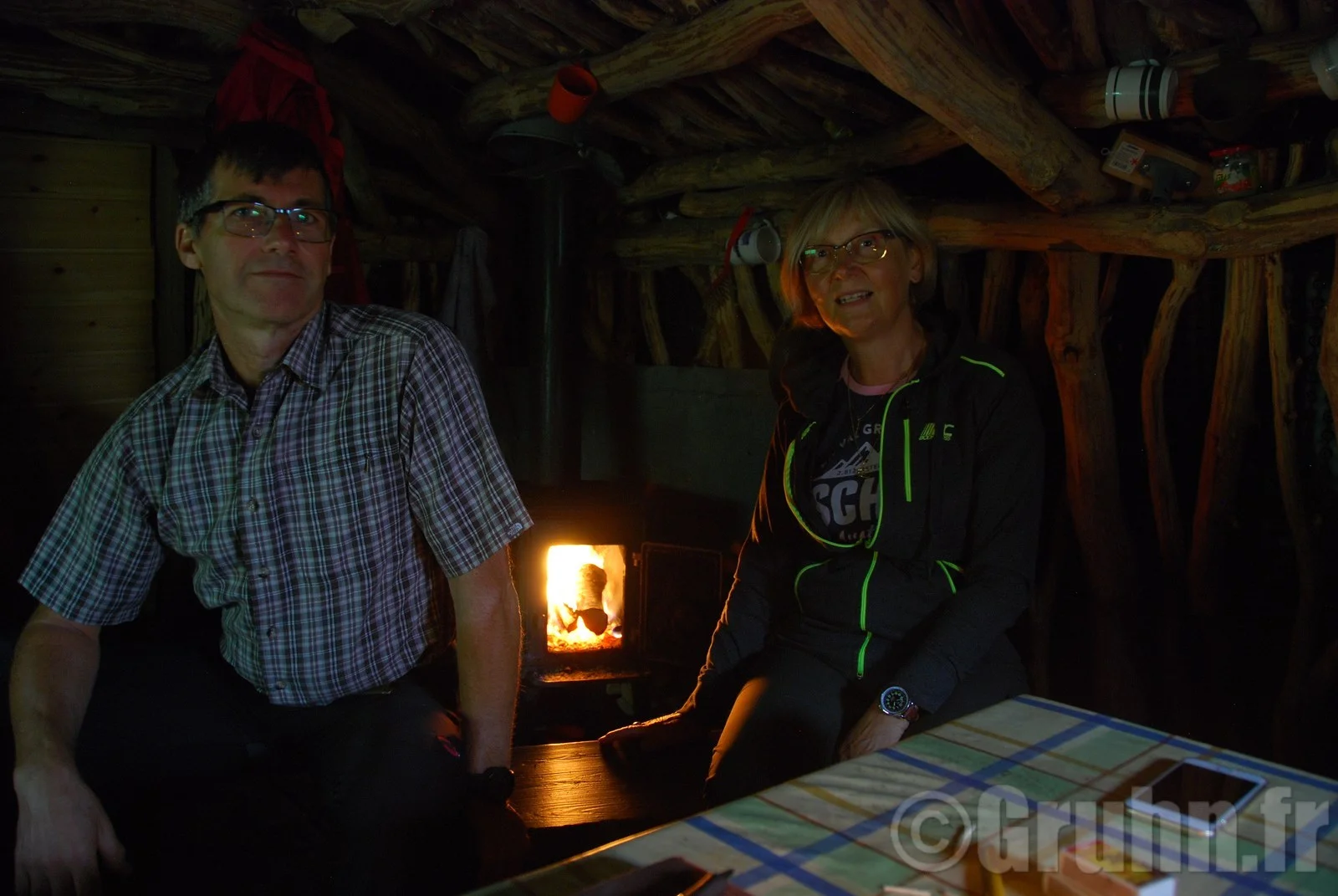Abri Sami avec une flambée !